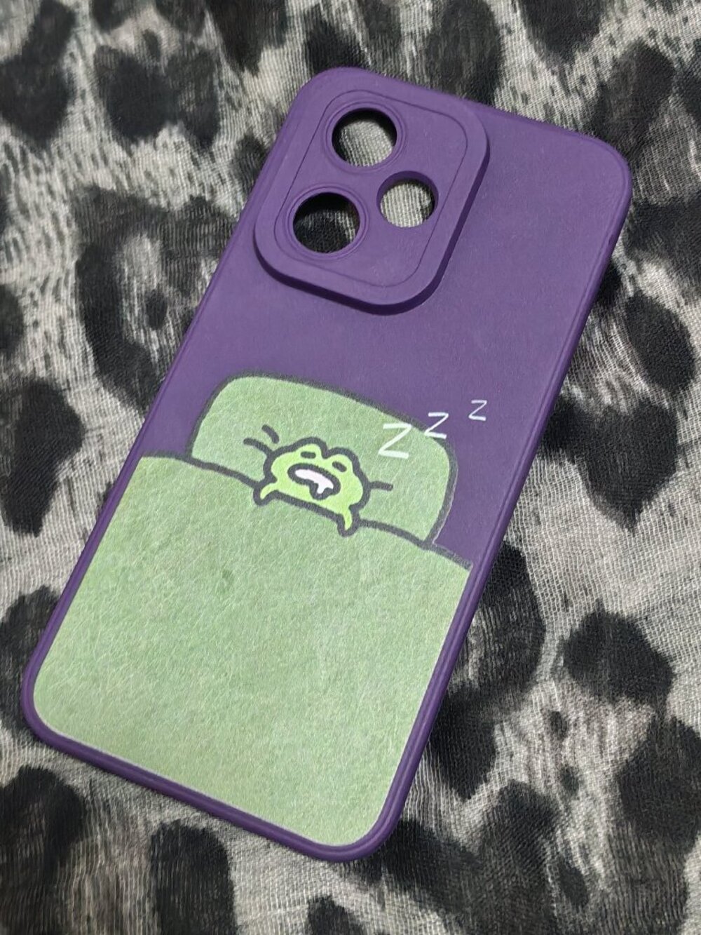 Cute Sleeping Frog Android Phone Case